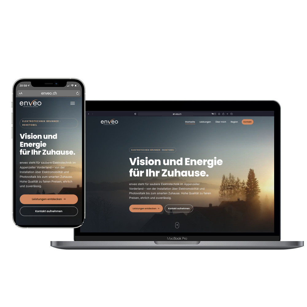 enveo.ch – Webdesign, Logodesign