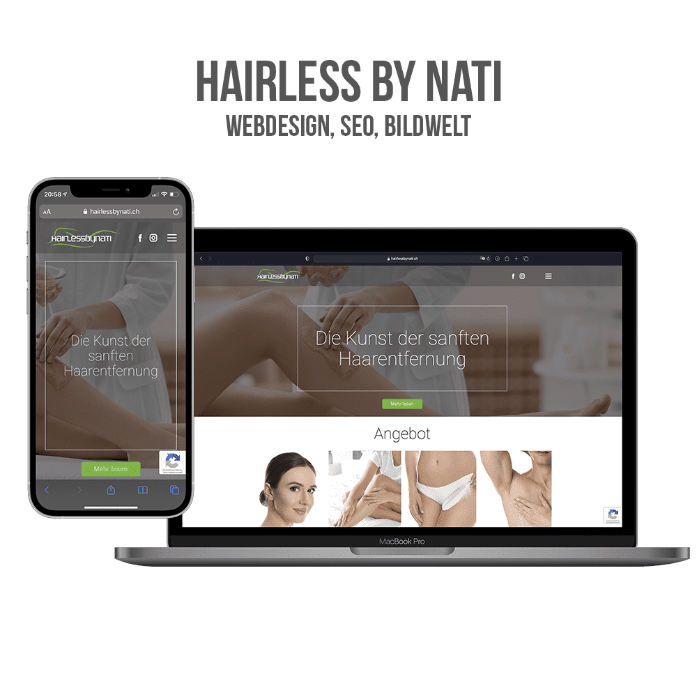 hairlessbynait - webdesign