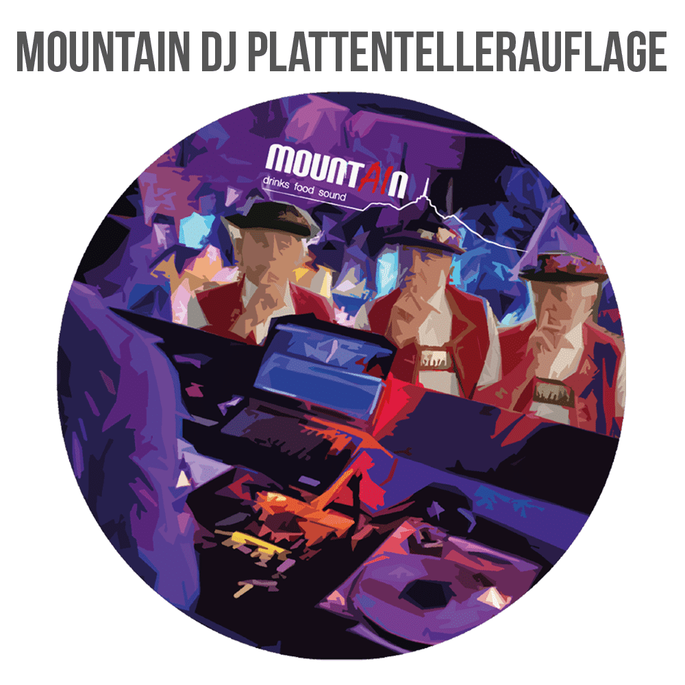 dj plattentellerauflage filz mountain appenzell