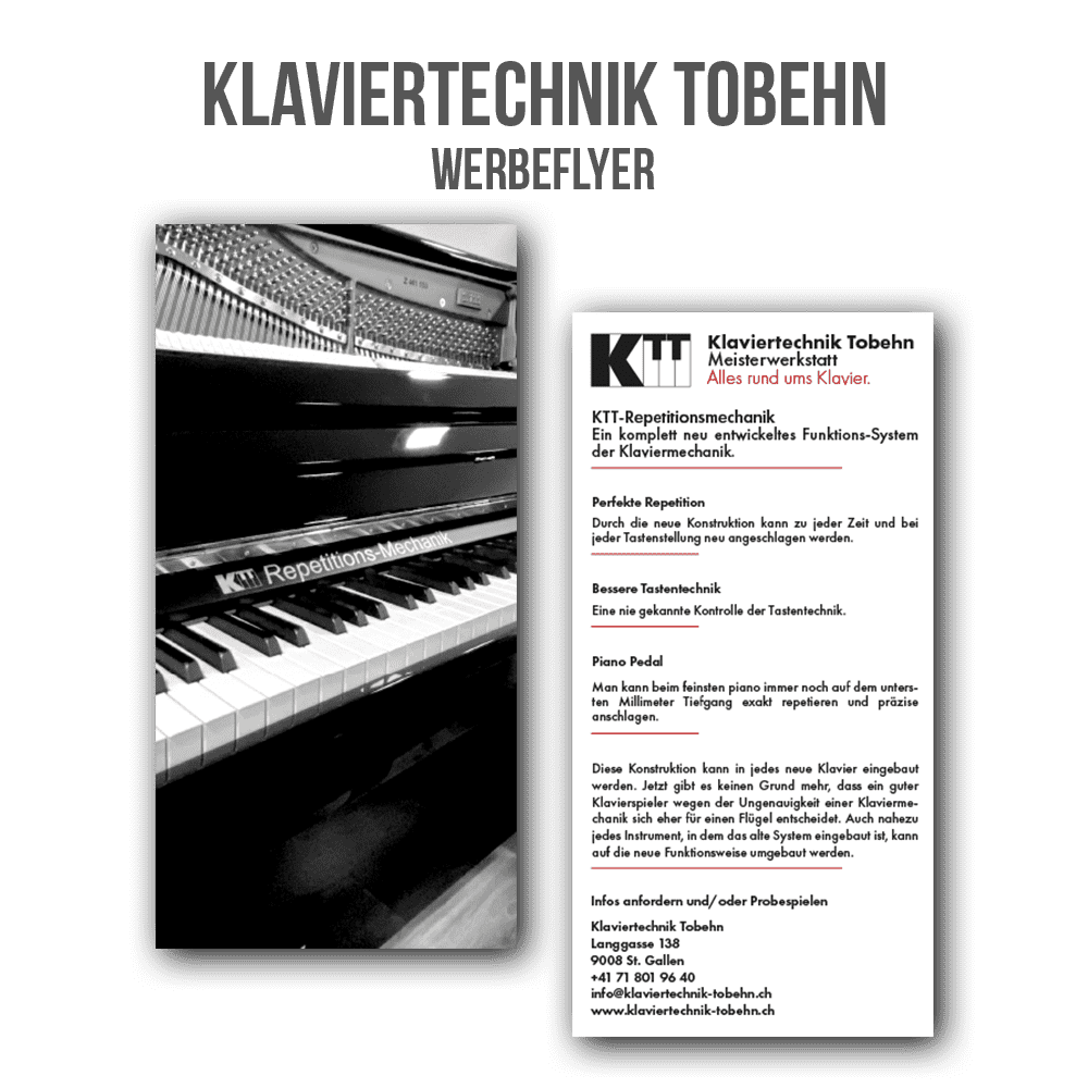 verkaufsflyer repetitionsmechanik klaviertechnik tobehn